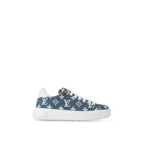 louis vuitton time out sneakers blue|Louis Vuitton boombox sneaker.